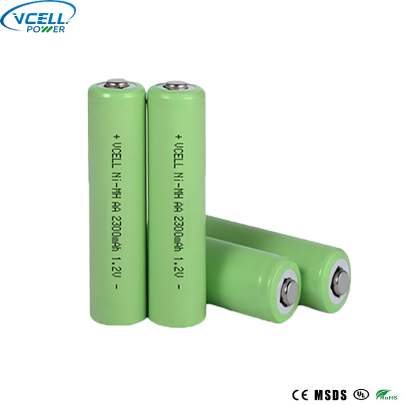 Batterie NiMH rechargeable AA 1,2 V 2 300 mAh.