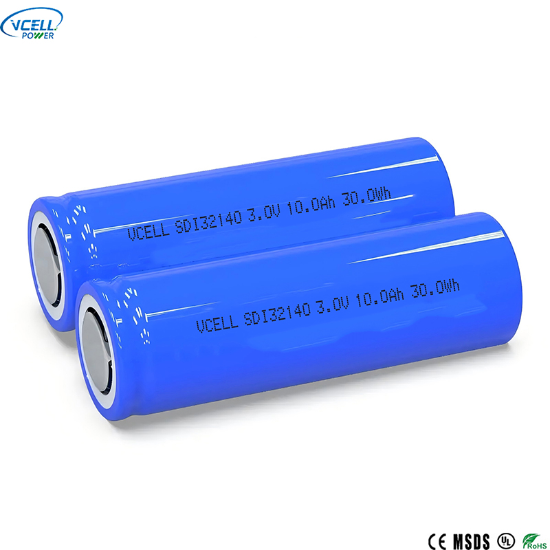 Batterie cylindrique d'ion de sodium de 3.0V 10Ah 32140