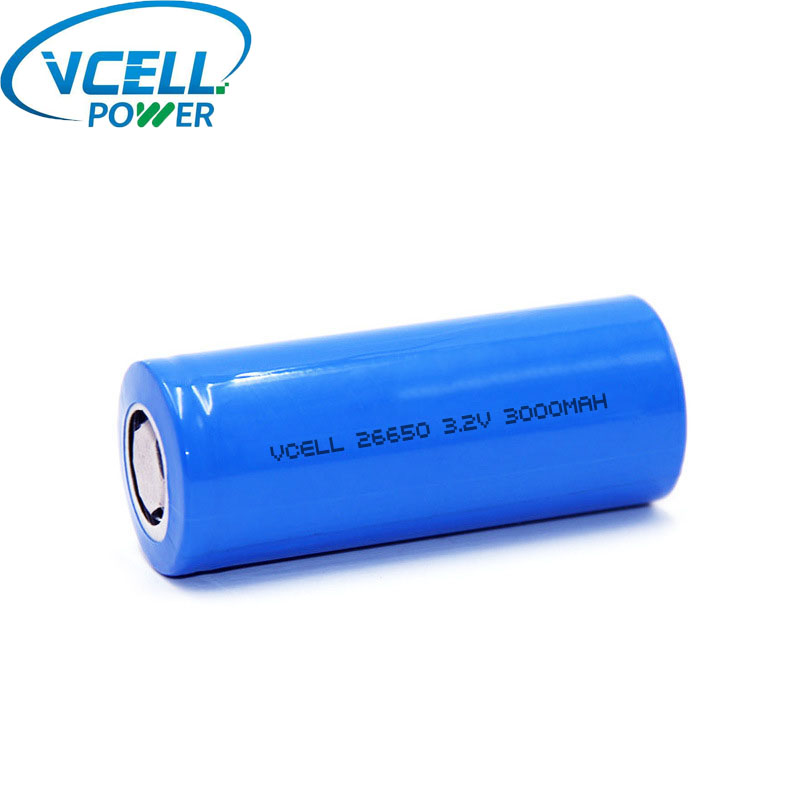 Batterie LiFePO4 3,2 V 3000 mAh 9,60 Wh IFR26650.