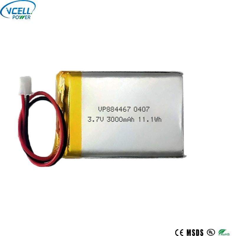 Batterie rechargeable LiPO 3000mah 3.7v 884467