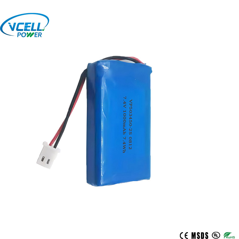 Batterie LiPo 7,4 V 1000 mAh 503450 2S.